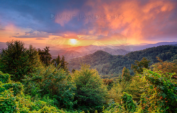 SUNSET OVER HIGHLANDS